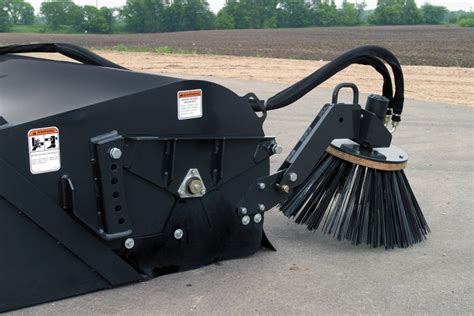 skid steer broom brushes|skid steer pick up broom.